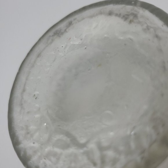 Antique Kralik Rindskopf or Loetz Hand Blown Martele Art Glass Ruffle Vase 3.75" - Picture 6 of 6